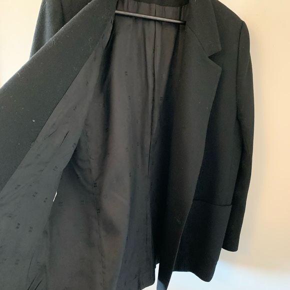 Vintage / Black Blazer / Gold Buttons / Academia - Picture 5 of 9